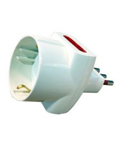 Adaptador 3 L a Schuko + 2 3 Linea