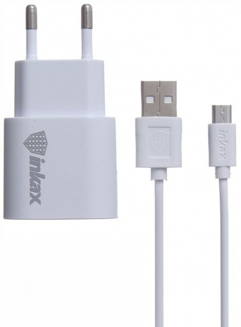 Cargador Inkax c/Cable MicroUSB 1A