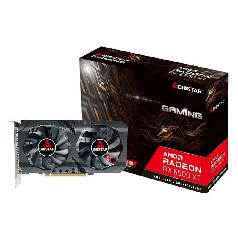 Tarjeta Video Biostar RX6500XT 4GB DDR6