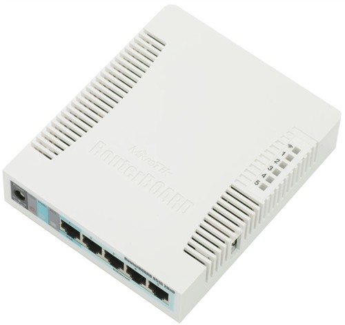 Router Board Mikrotik 5 puertos Giga Wifi bgn