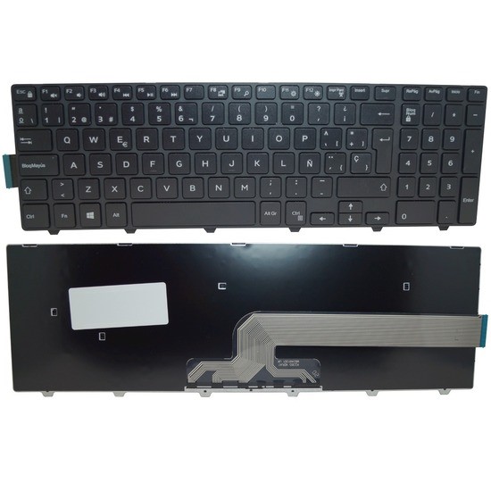 Teclado Dell Inspiron 3505 15-3000 bk esp. c/rejil