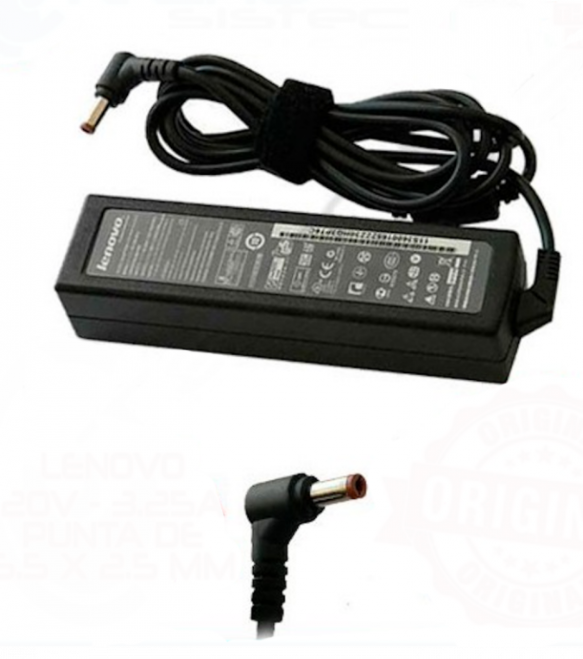 Cargador Compatible G-Power Lenovo 20v 3.25a 65w 4.0×1.7