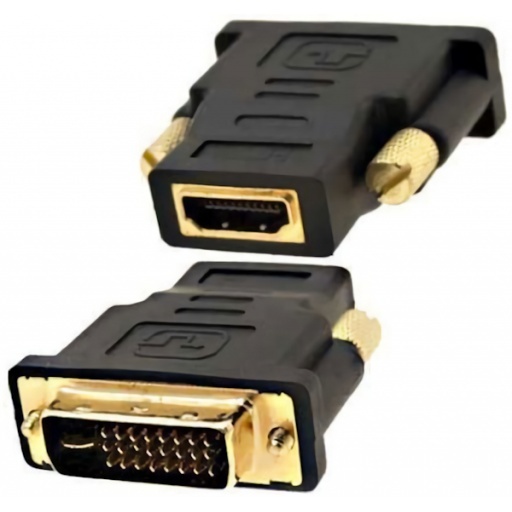 FICHA O ADAPTADOR DVI 24+1 MACHO HDMI HEMBRA