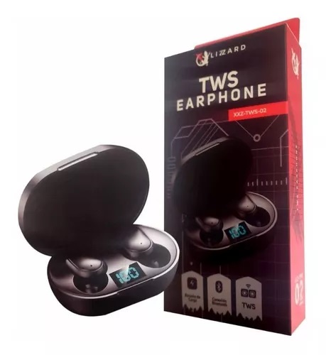 Auriculares Audifonos Tws X-lizzard Negro - Xxz-tws-02