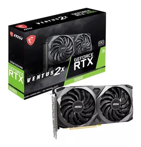 PCI Express - Tarjeta de Video NVIDIA MSI RTX 3060 VENTUS