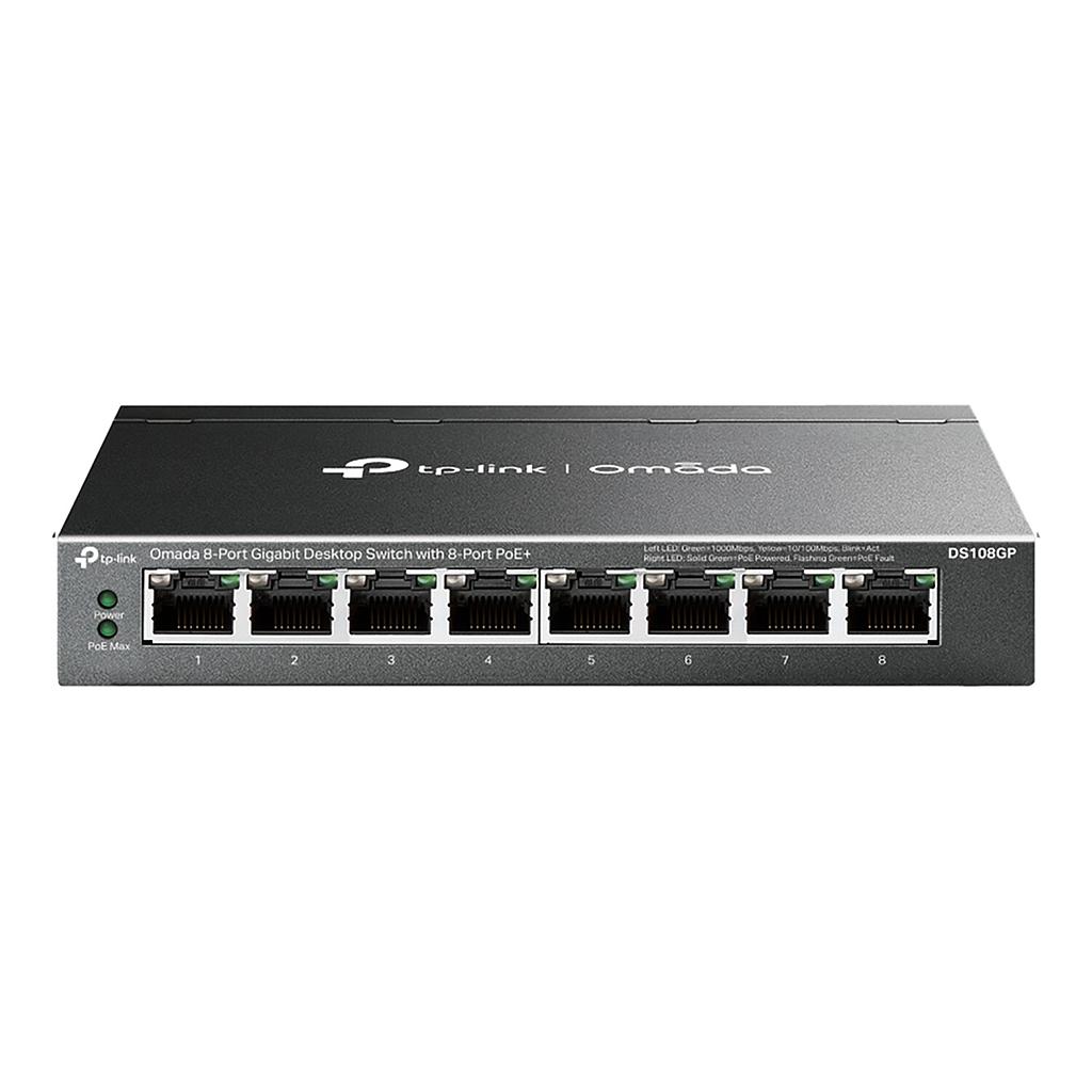 Switch Tp-Link DS108GP 8pt Poe+ Omada