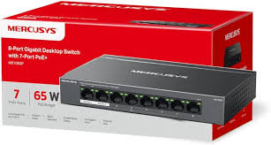 Switch Mercusys MS108GP 8pts Poe+ Giga