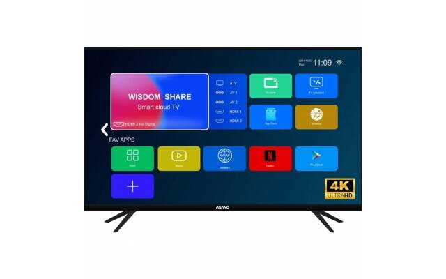 TV LED Asano 55'' 4K sin bordes SMART