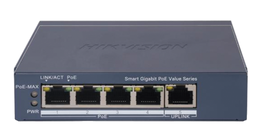 HIKVISION DS-3E1505P-EI/M SWITCH POE 4P GIGABIT SMART CLOUD