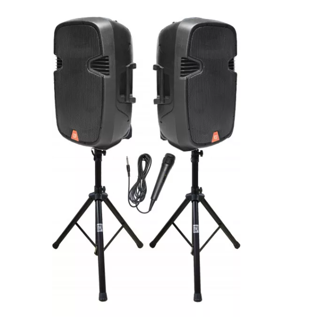 Combo De Caja Activa + Pasiva Gcm-2115k Incluye Pies