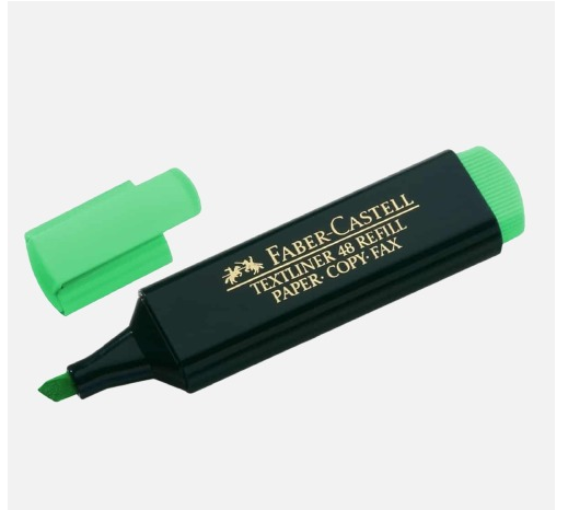 Marcador fluo FABER CASTELL verde