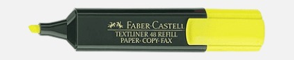Marcador fluo FABER CASTELL amarillo
