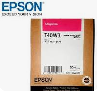 Cartucho de Tinta Epson T40W de Alta Capacidad, 50ml Magenta
