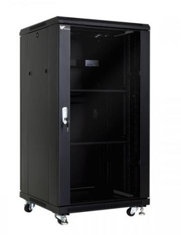 VF-RACK PISO NEGRO 22U 600X600X1160 P/VIDRIO - NO INC ACC