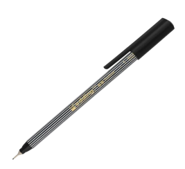 Marcador Edding 55 punta fina color negro 0.5 mm