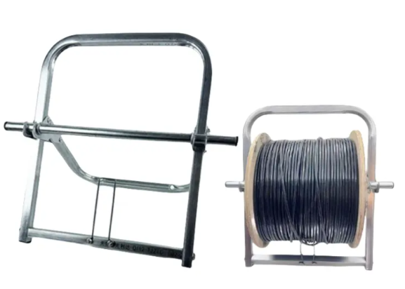 SOPORTE PORTA BOBINA PLEGABLE