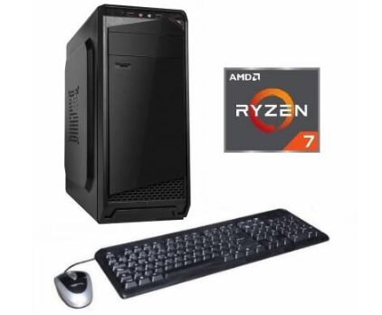 Combo equipo AMD Ryzen 7 + Monitor 24" nuevos! Equipo nuevo AMD Ryzen 7 5700G, 8GB Monitor IPS Hikvision 23.8" Full HD