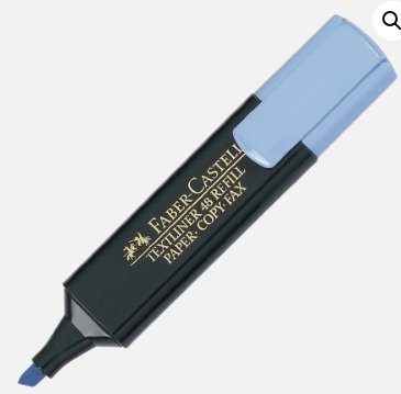 Marcador fluo FABER CASTELL celeste