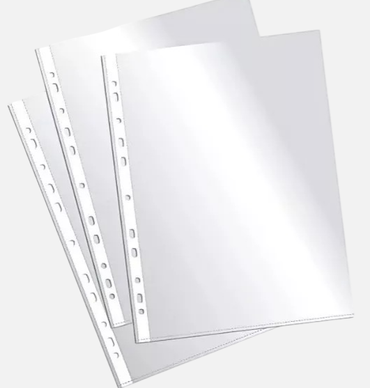 Funda cristal Transparente Oficio 35 mic.