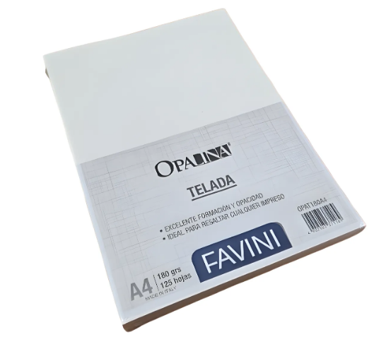 Cartulina Opalina Blanca 180 Gr 125 Hojas A4
