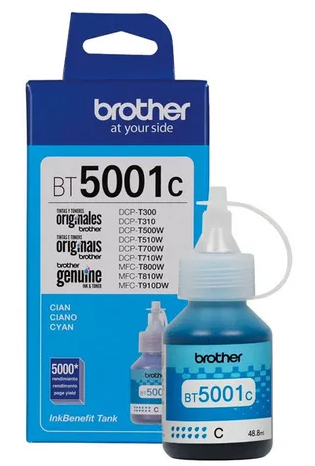 Botella de tinta Colores alto rendimiento BT5001 ORIGINAL Cyan