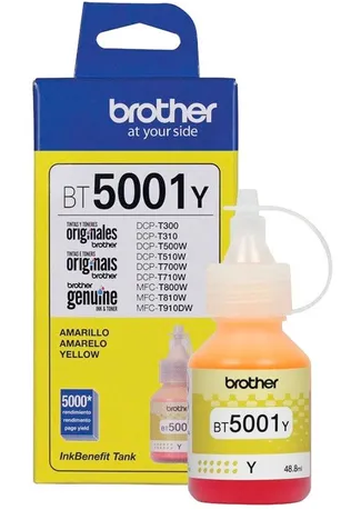 Botella de tinta Colores alto rendimiento BT5001 ORIGINAL Amarillo