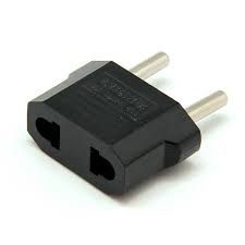 Adaptador de corriente 2 en linea macho a americano