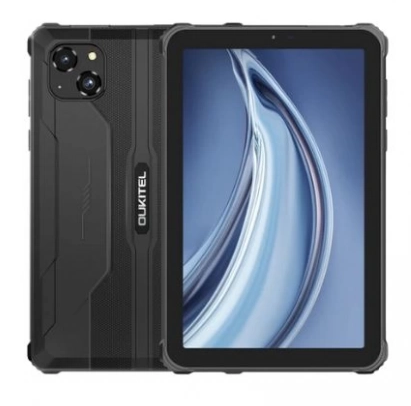 Tablet Industrial Oukitel RT3 PRO Procesador Mediatek G81 - Android 14 - Pantalla 8" HD - RAM 4GB (+12GB) ROM 128GB - Batería 5150 mAh - Cámaras 8MP & 16MP - 4G LTE - WIFI - Bluetooth - GPS -NFC - Slots: 1 x SIM, 1x TF Card - Certificación IP68 & IP69k & MIL-STD810H - Slim CASE - Peso 538 grs - Garantía 1 año