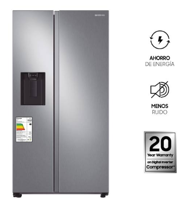 REFRIGERADOR SIDE BY SIDE Eficiencia A