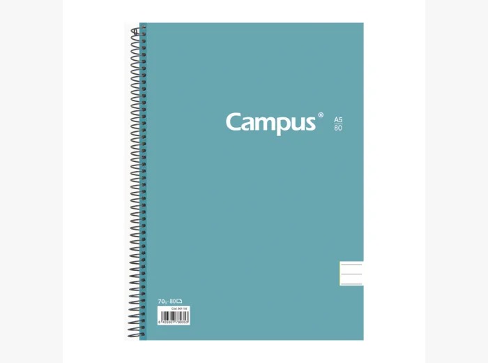 Cuaderno Campus 80 hs T. Dura c/espiral