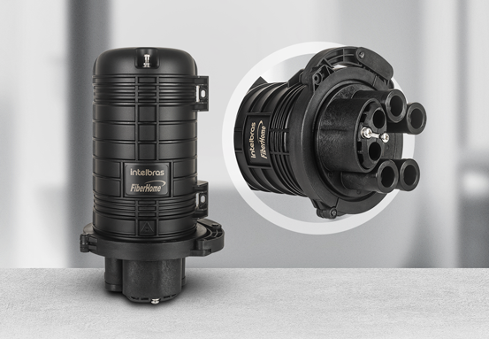 Caja de empalme optico sello mecanico 24-96FO XFCEO 4004M Intelbras