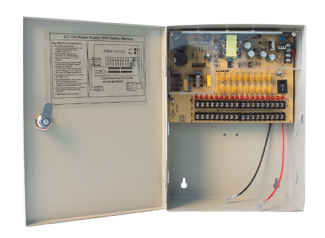 Fuente AC/DC RESPALDO 12V 180w 15A - 18 Ch / Llave