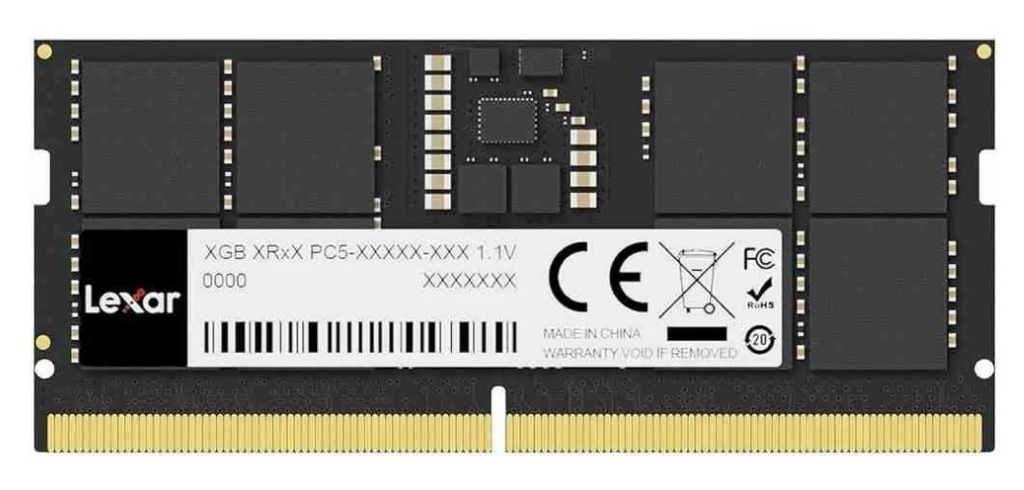 Memoria Lexar DDR5 16GB 5600Mhz sodimm