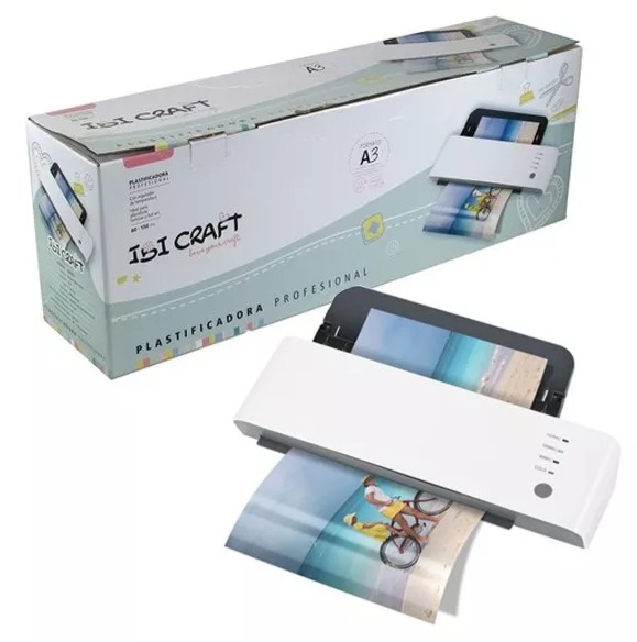 PLASTIFICADORA (CALOR/FRIO), A3, 80/150 MIC., FOIL PAPER - IBI CRAFT