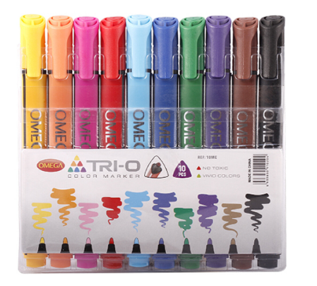 Marcadores fino OMEGA x12 unidades