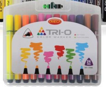 Marcador grueso OMEGA 10 colores