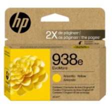 HP 938e Amarillo EvoMore Cartucho de tinta Original
