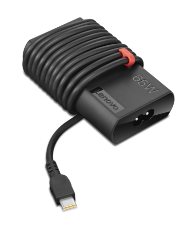 CARGADOR LENOVO 65W SLIM USB TYPE-CABLE 3 EN LÍNEA