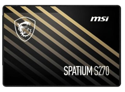 SSD HD INTERNO SOLIDO 480GB MSI SPATIUM S270 SATA 2.5" SATA III 6GBPS 500MB/S / 450MB/S S78-440E350-P83