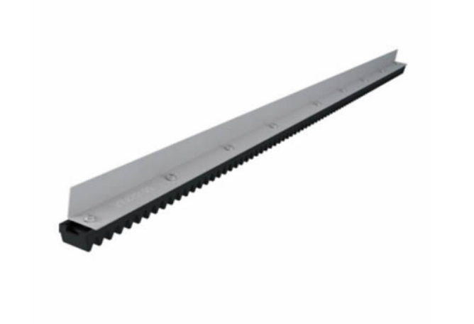 Motor / Cremallera de Aluminio | 1Mt | Dientes de ABS
