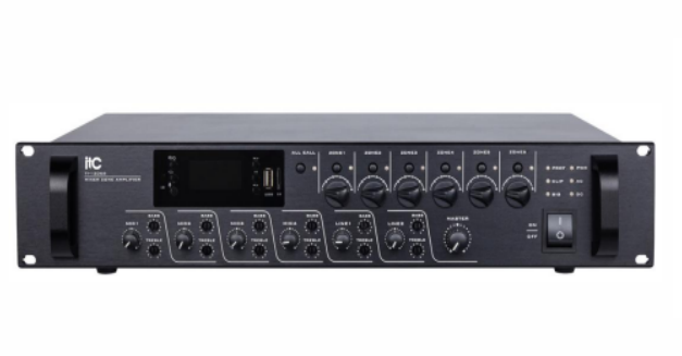 Potencia de 6 Zonas 85W, USB y Bluetooth
