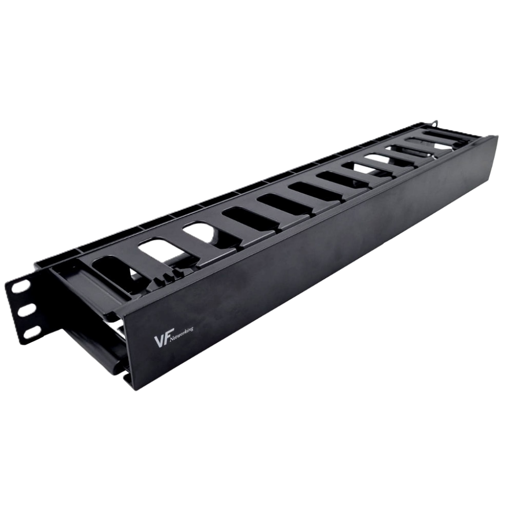 VF-Organizador 1U Plastico (con tapa negro)