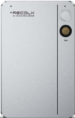 Recolx Tap Smart AI Voice Recorder Grabador