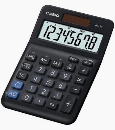 Calculadora Casio MS-8 escritorio 8digitos
