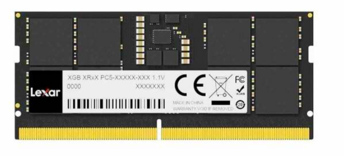 Memoria RAM Lexar DDR5 16GB 5600MHz SODIMM Potencia tu laptop al máximo nivel