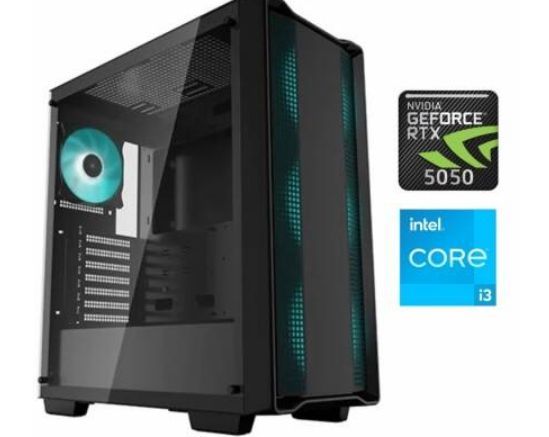 Equipo Gamer Core i3 12100F, 16GB, 500GB, RTX 5050 8GB