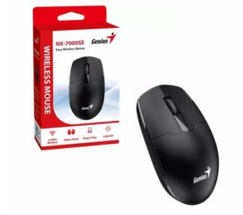 Mouse Genius NX-7000SE Inalámbrico Óptico Negro
