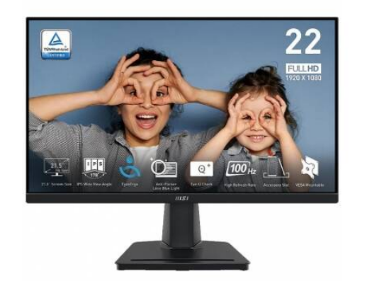 Monitor Gamer MSI 21.5" Full HD IPS 100Hz Nuevo. Visión fluida para tu trabajo