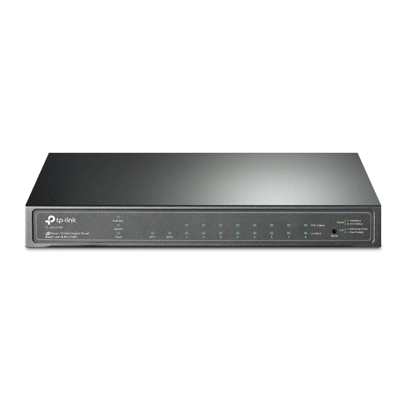 Switch TP-LINK TL-SG1210PP | 10 puertos Gigabit (6 Puertos PoE+, 2 Puertos PoE++)