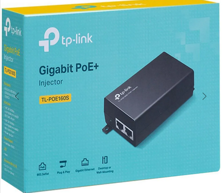Inyector Tp-link POE160s PoE+